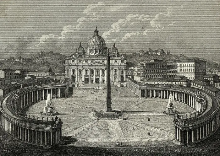 Framed Print : Colonnade of St. Peter's Framed Print : Colonnade of St. Peter's