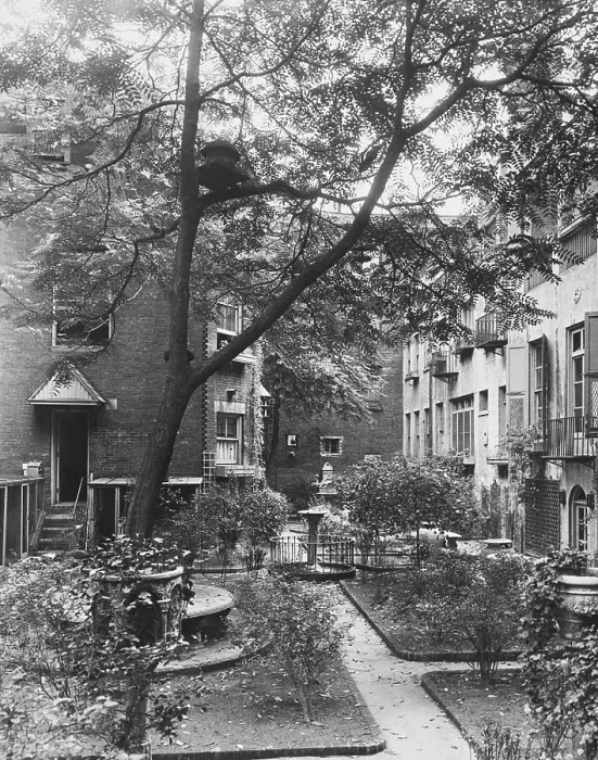 Framed Print : Colony Garden Of St John The Evangelist Parish, NYC Framed Print : Colony Garden Of St John The Evangelist Parish, NYC