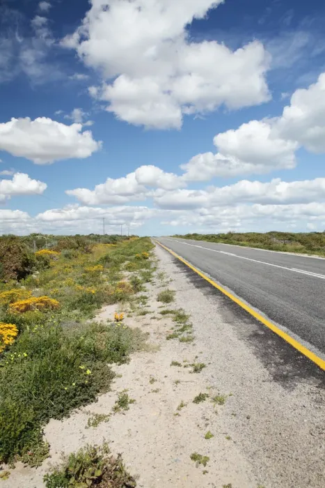 Framed Print : Color Image, Photography, No People, Vertical, Outdoors, Day, Cloud, Road, Horizon Over Land