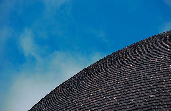 Dome. A color photograph of the dome roof to a Synagogue in Portland, Oregon