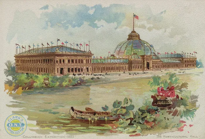 Framed Print : Color Print Depicting the Horticultural Hall at the World's Columbian Exposition Framed Print : Color Print Depicting the Horticultural Hall at the World's Columbian Exposition