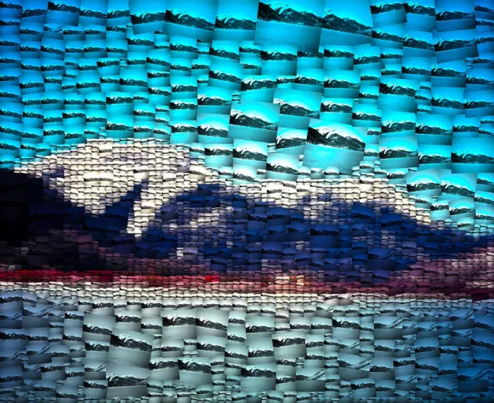 Framed Print : Colorado Landscape Mosaic Framed Print : Colorado Landscape Mosaic