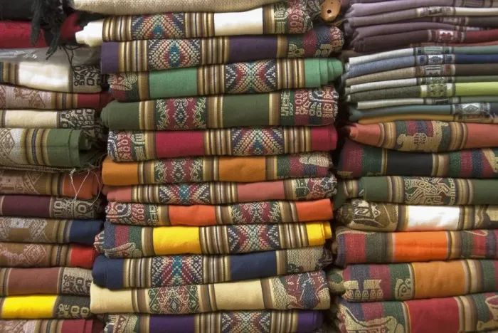 Framed Print : colorful argentine blankets Framed Print : colorful argentine blankets