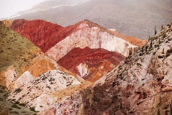 the colorful hills of purmamarca in northwest argentina