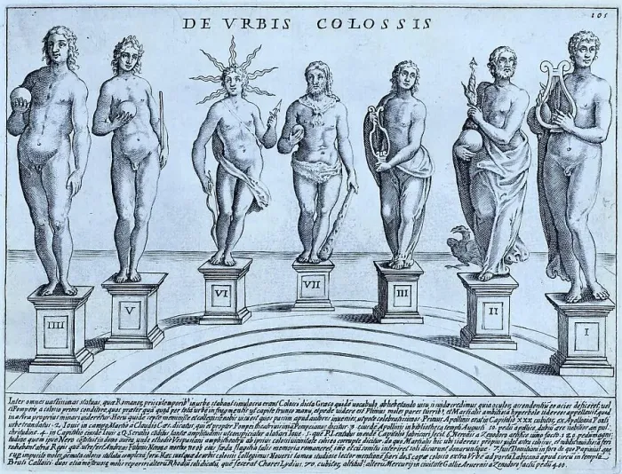 Framed Print : The Colossal Statues of Ancient Rome, Historic Rome, Italy, digital reproduction of an original 17th century original, original date unknown Framed Print : The Colossal Statues of Ancient Rome, Historic Rome, Italy, digital reproduction of an original 17th century original, original date unknown