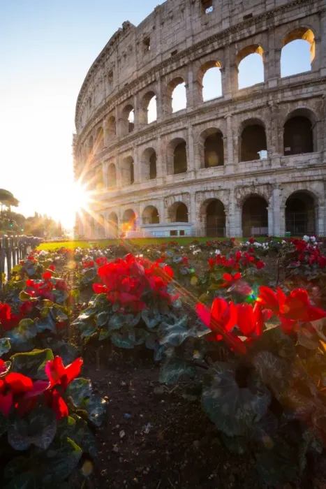 Framed Print : The Colosseum at sunrise in Rome, Italy Framed Print : The Colosseum at sunrise in Rome, Italy