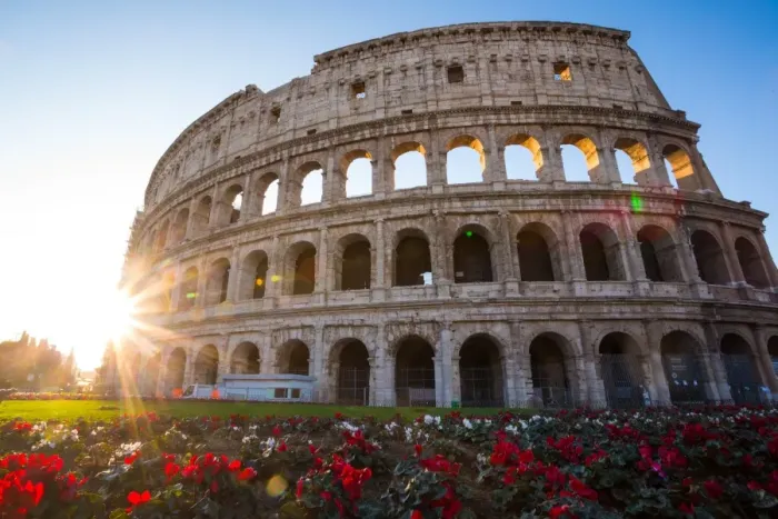 Framed Print : The Colosseum at sunrise in Rome, Italy Framed Print : The Colosseum at sunrise in Rome, Italy