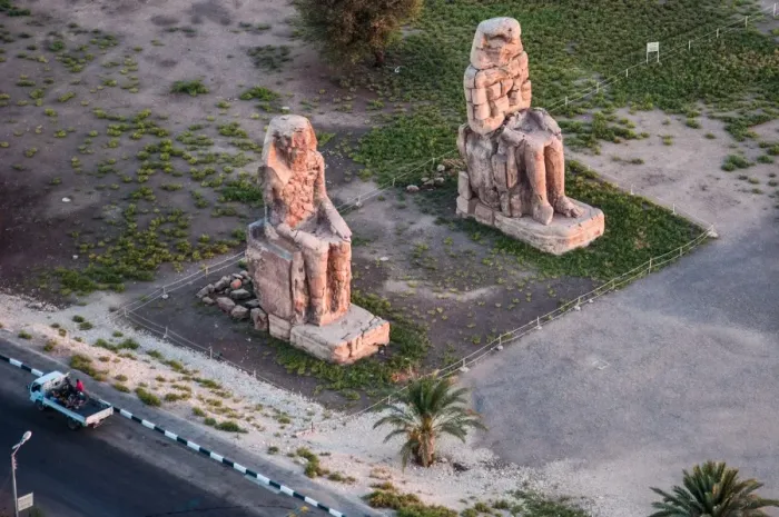 Framed Print : The Colossi of Memnon