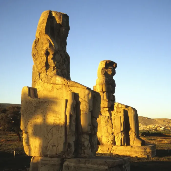Framed Print : Colossi of Memnon, Luxor, Thebes - Egypt Framed Print : Colossi of Memnon, Luxor, Thebes - Egypt