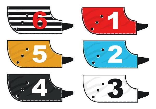 Colour coded jackets for greyhound race dogs