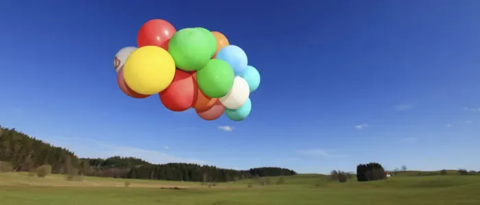 Framed Print : Many colourful balloons in a green landscape, Allgaeu, Germany, Europe Framed Print : Many colourful balloons in a green landscape, Allgaeu, Germany, Europe