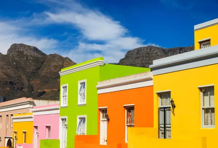 Framed Print : Colourful Homes Framed Print : Colourful Homes
