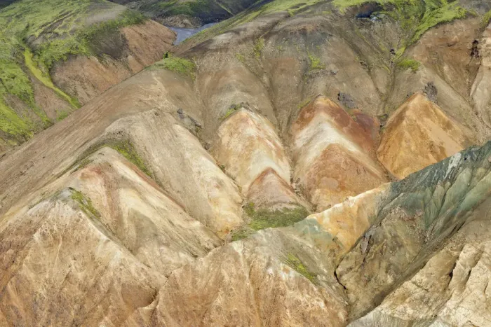Framed Print : Colourful mountains of Landmannalaugar, Landmannalaugar, Southern Region, Iceland