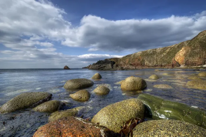Framed Print : Colourful Rocks Ireland Framed Print : Colourful Rocks Ireland