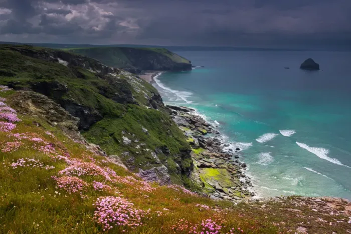 Framed Print : The colours of Trebarwith Framed Print : The colours of Trebarwith