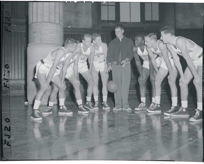 Framed Print : Columbia Basketball Team Together Framed Print : Columbia Basketball Team Together