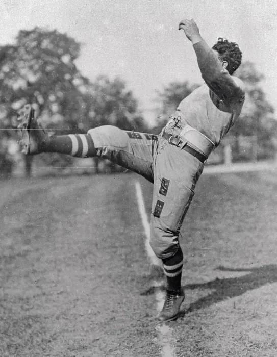 Framed Print : Columbia University Football Player Lou Gehrig in Kicking Position Framed Print : Columbia University Football Player Lou Gehrig in Kicking Position
