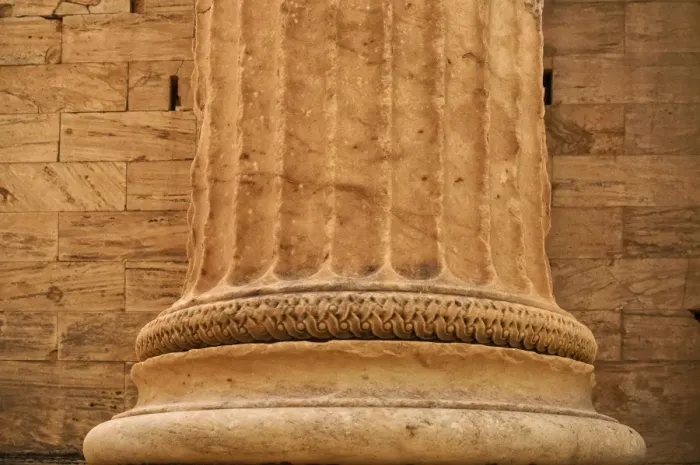 Framed Print : Column in the Agora of Athens, Greece Framed Print : Column in the Agora of Athens, Greece