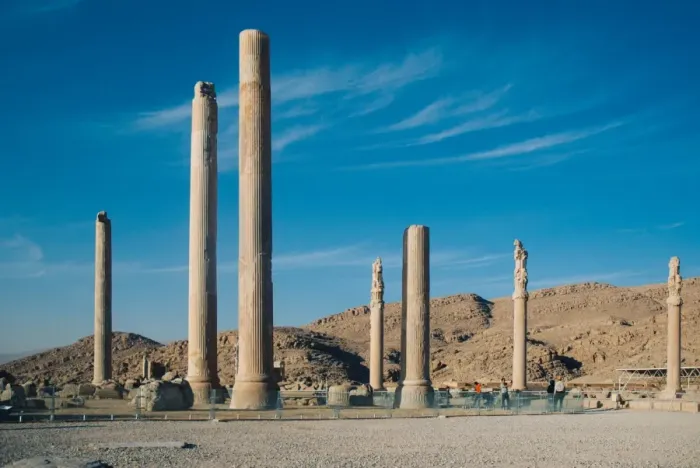 Framed Print : Columns. View of Persepolis Framed Print : Columns. View of Persepolis