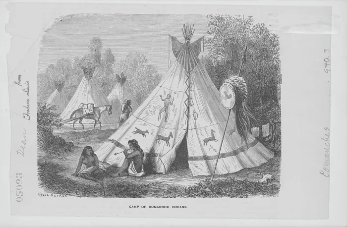 Framed Print : Comanche IndianTribe
