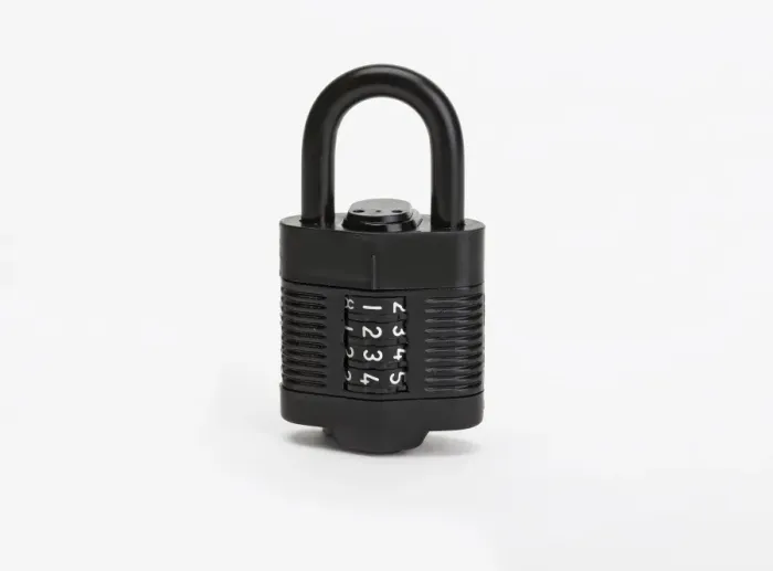Framed Print : Combination padlock Framed Print : Combination padlock