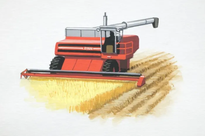 Framed Print : Combine harvester Framed Print : Combine harvester