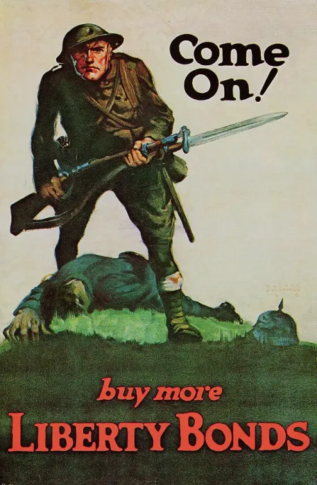 Framed Print : Come On! Buy More Liberty Bonds Poster by Walter Whitehead Framed Print : Come On! Buy More Liberty Bonds Poster by Walter Whitehead