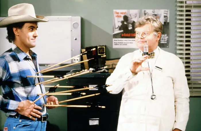 : Comedian Benny Hill as a Doctor on His Television Show : Comedian Benny Hill as a Doctor on His Television Show