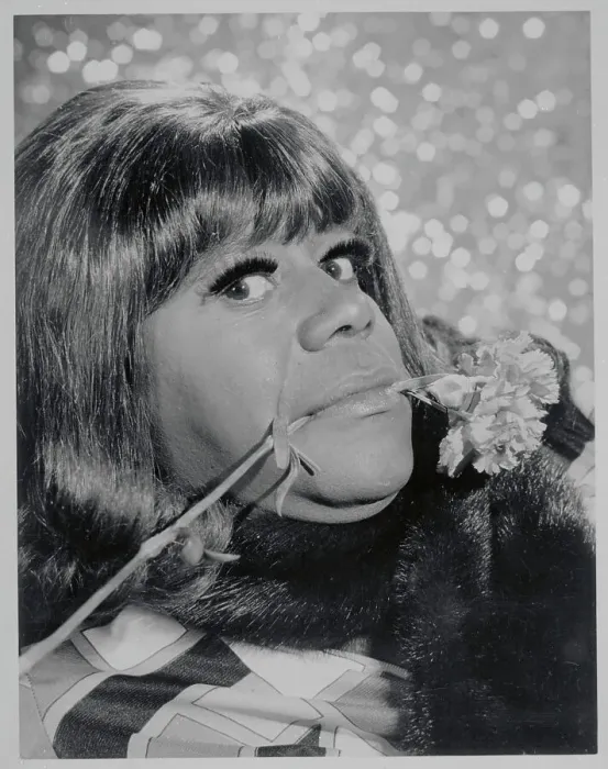 : Comedian Flip Wilson Dressed as Female Character Geraldine : Comedian Flip Wilson Dressed as Female Character Geraldine