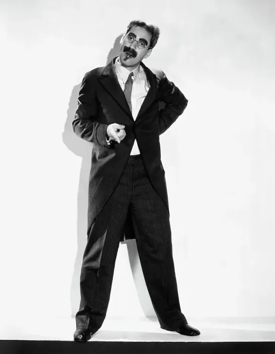Framed Print : Comedian Groucho Marx Framed Print : Comedian Groucho Marx
