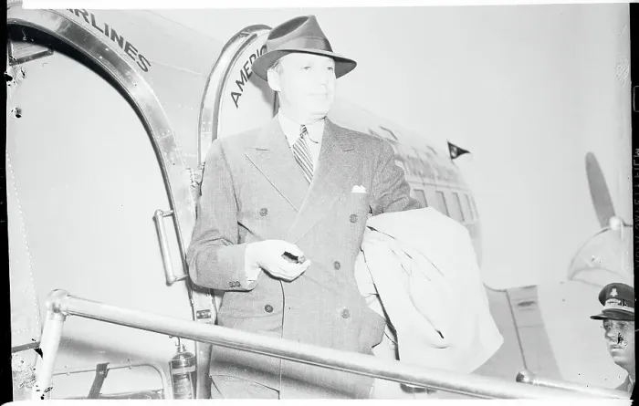 Framed Print : Comedian Jack Benny At Air Terminal Framed Print : Comedian Jack Benny At Air Terminal