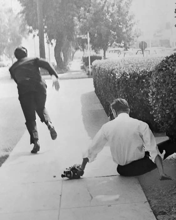 Framed Print : Comedian Lenny Bruce Knocking Down Cameraman Framed Print : Comedian Lenny Bruce Knocking Down Cameraman