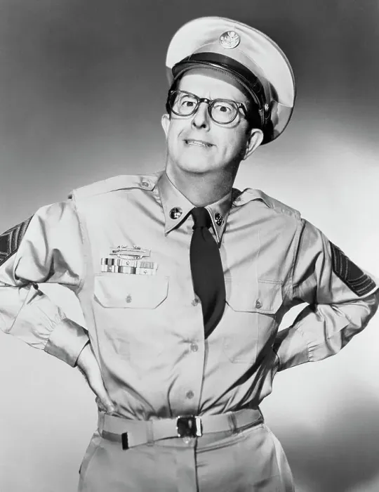 Framed Print : Comedian Phil Silvers in Costume as Sergeant Bilko Framed Print : Comedian Phil Silvers in Costume as Sergeant Bilko