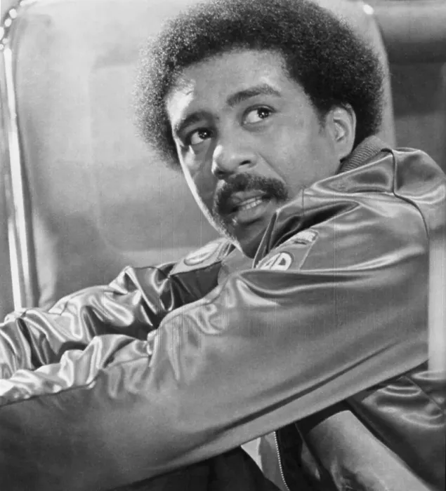 Framed Print : Comedian Richard Pryor Wearing Leather Jacket Framed Print : Comedian Richard Pryor Wearing Leather Jacket