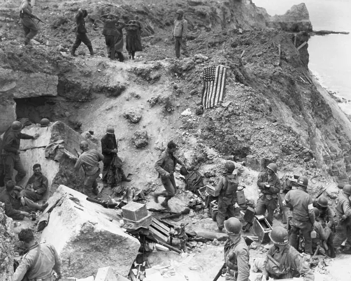 Framed Print : US Command Post at Omaha Beach Framed Print : US Command Post at Omaha Beach