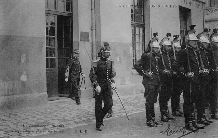 Framed Print : Commandant Dreyfus Exits the Building Framed Print : Commandant Dreyfus Exits the Building