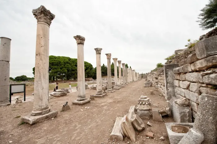 Framed Print : Commercial Agora in Ephesus Framed Print : Commercial Agora in Ephesus
