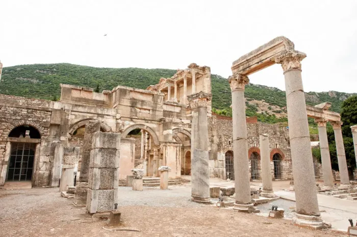 Framed Print : Commercial Agora in Ephesus Framed Print : Commercial Agora in Ephesus
