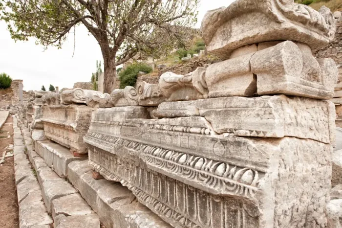 Framed Print : Commercial Agora in Ephesus Framed Print : Commercial Agora in Ephesus