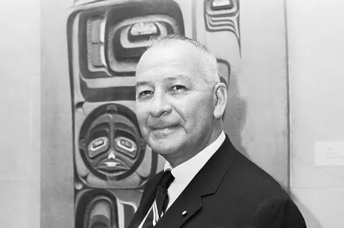 Framed Print : Commissioner of Indian Affairs Louis Bruce