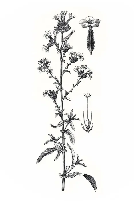 Framed Print : Common Leadwort (Plumbago europaea) Framed Print : Common Leadwort (Plumbago europaea)
