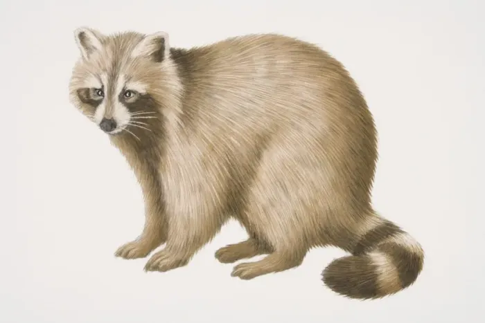 Framed Print : Common Raccoon (procyon lotor), side view Framed Print : Common Raccoon (procyon lotor), side view
