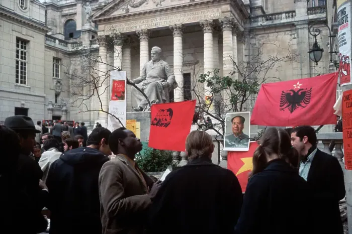 Framed Print : Communist Students Demonstrate Framed Print : Communist Students Demonstrate
