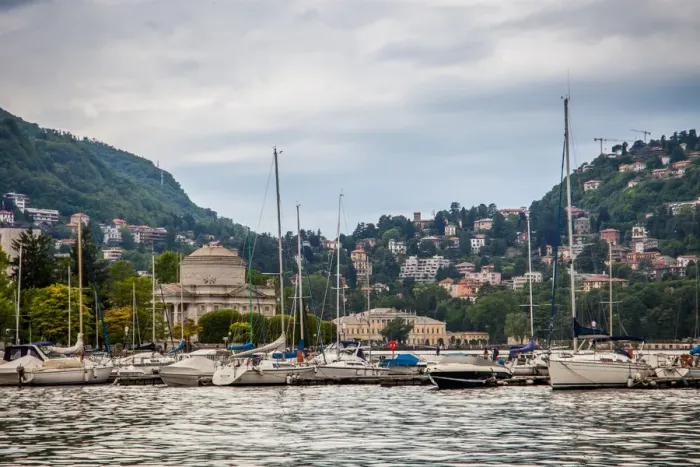 Framed Print : Como Harbor Framed Print : Como Harbor
