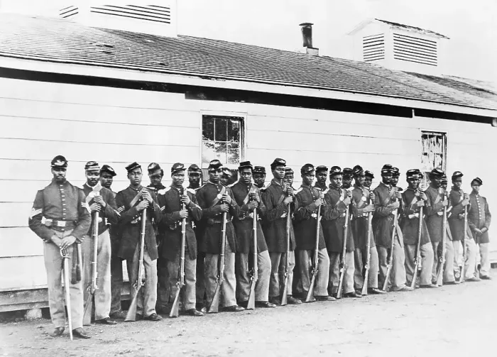 Framed Print : Company E in Formation Framed Print : Company E in Formation