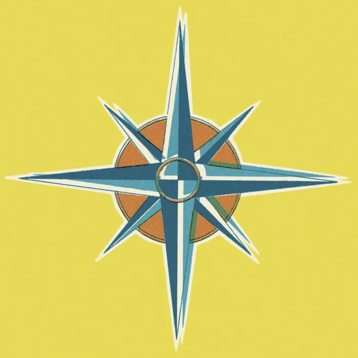 Framed Print : Compass Star Framed Print : Compass Star