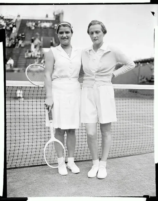 Framed Print : Two of the Competitors in the Women's National Singles Tennis Championship Framed Print : Two of the Competitors in the Women's National Singles Tennis Championship