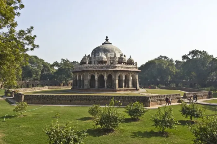 Framed Print : Complete view of Isa Khan Niyazis Garden Tomb