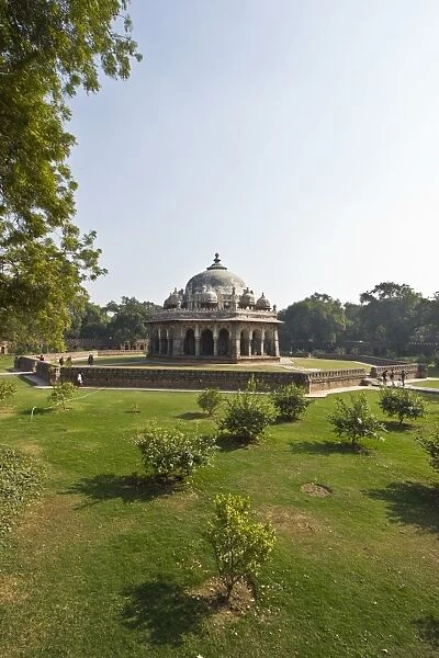 Complete view of Isa Khan Niyazis Garden Tomb