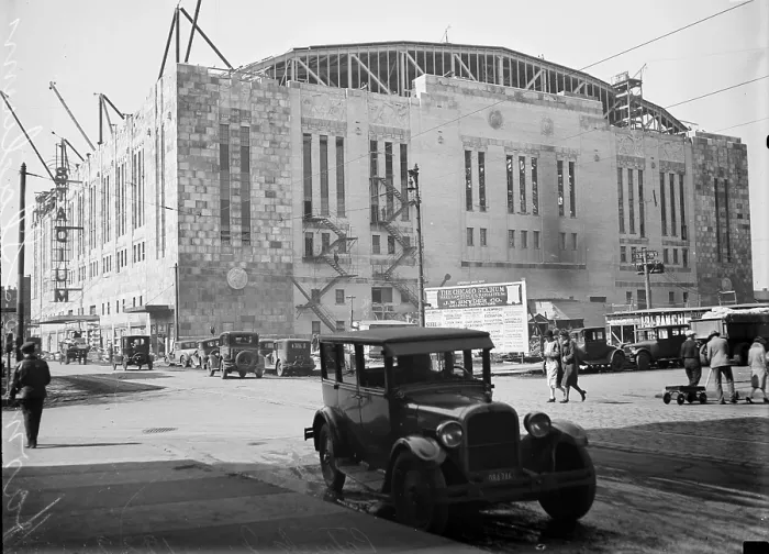 Framed Print : The Almost Completed Chicago Stadium Framed Print : The Almost Completed Chicago Stadium